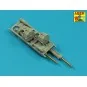 4 barrels for MG FF, 1/32 - Aber Models A32 008