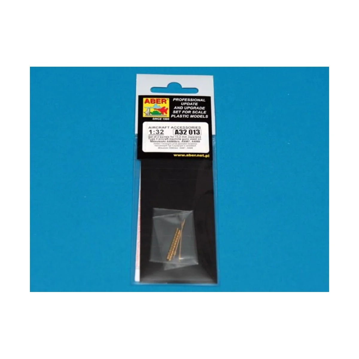 Set of 2 barrels for Japan Type 3 MG, 1/32 - Aber Models A32 013