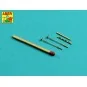 Set of 2 barrels for British Browning .303 aircraft machine guns wi...