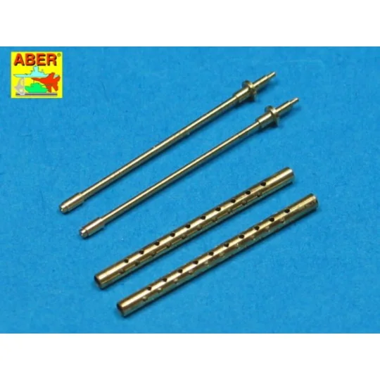 2 standard barrels for aircraft Browning M2, 1/32 - Aber Models A32...