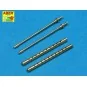 2 standard barrels for aircraft Browning M2, 1/32 - Aber Models A32...