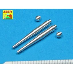 2 barrels for Hispano 20mm for Spitfire, 1/32 - Aber Models A32 022 2