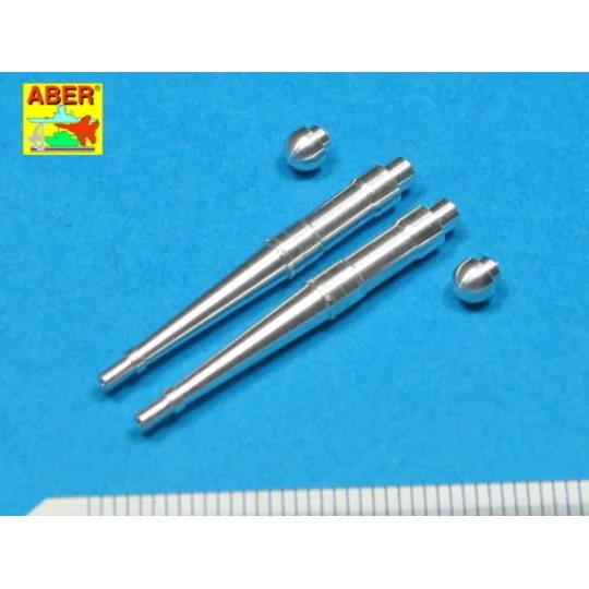 2 barrels for Hispano 20mm for Spitfire, 1/32 - Aber Models A32 022
