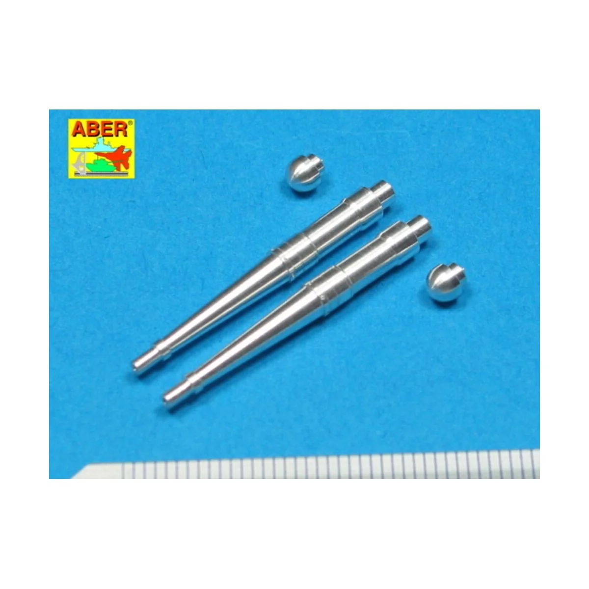 2 barrels for Hispano 20mm for Spitfire, 1/32 - Aber Models A32 022