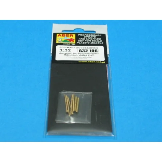 Armament for Mitsubishi A6M5 Zero, 1/32 - Aber Models A32 106