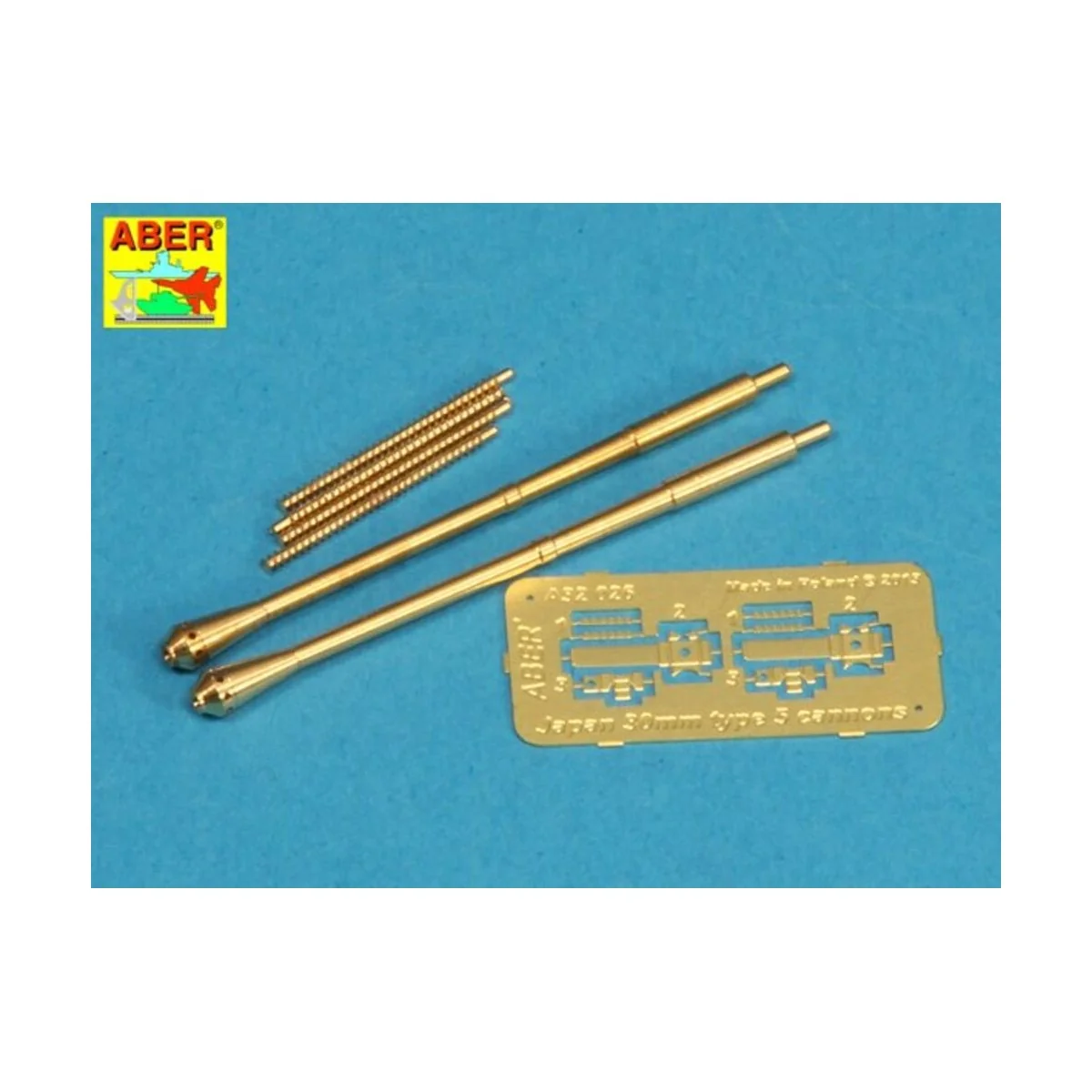Barrels for Japanese 30mm Type 5, 1/32 - Aber Models A32 026