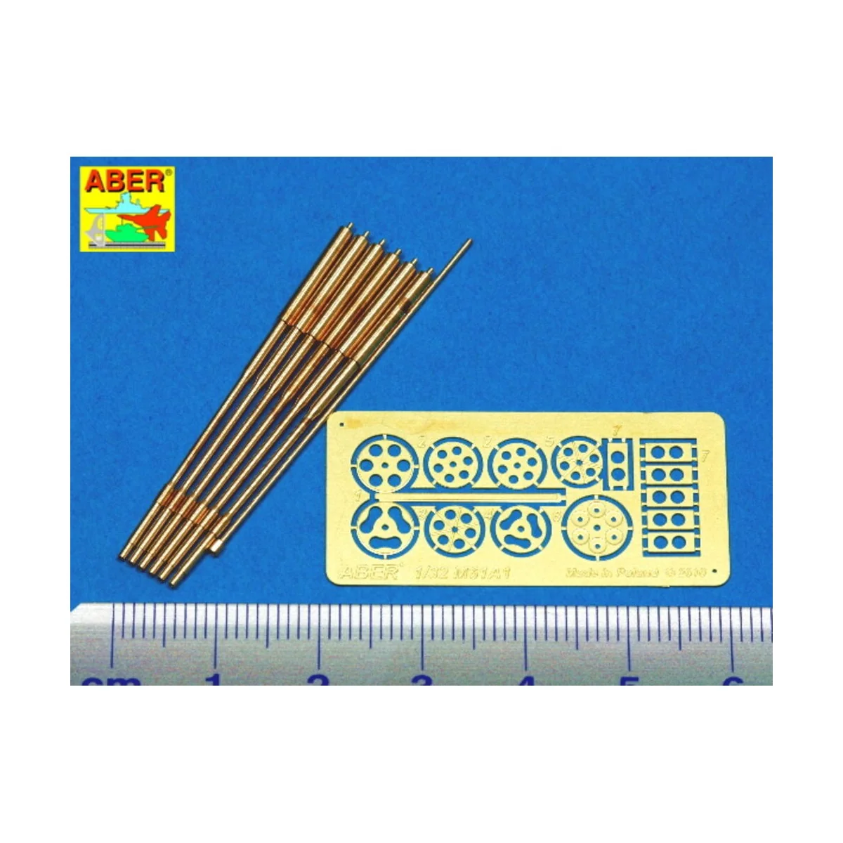 Barrels for M61A1, 1/32 - Aber Models A32 050
