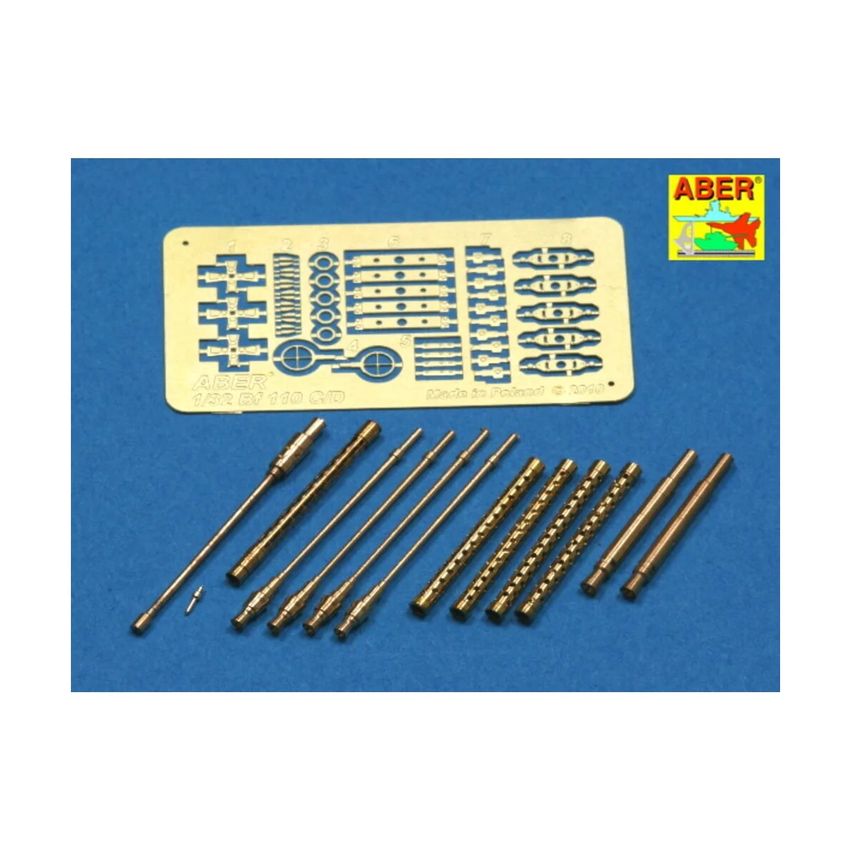 Armament for Me 110 C/D, 1/32 - Aber Models A32 110