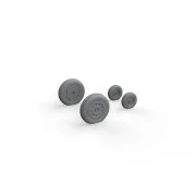 F-4B wheels for TAMIYA - Eduard Accessories 648682