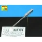 8 Browning M2 barrels for P-47 Thunderbolt, 1/32 - Aber Models A32 109