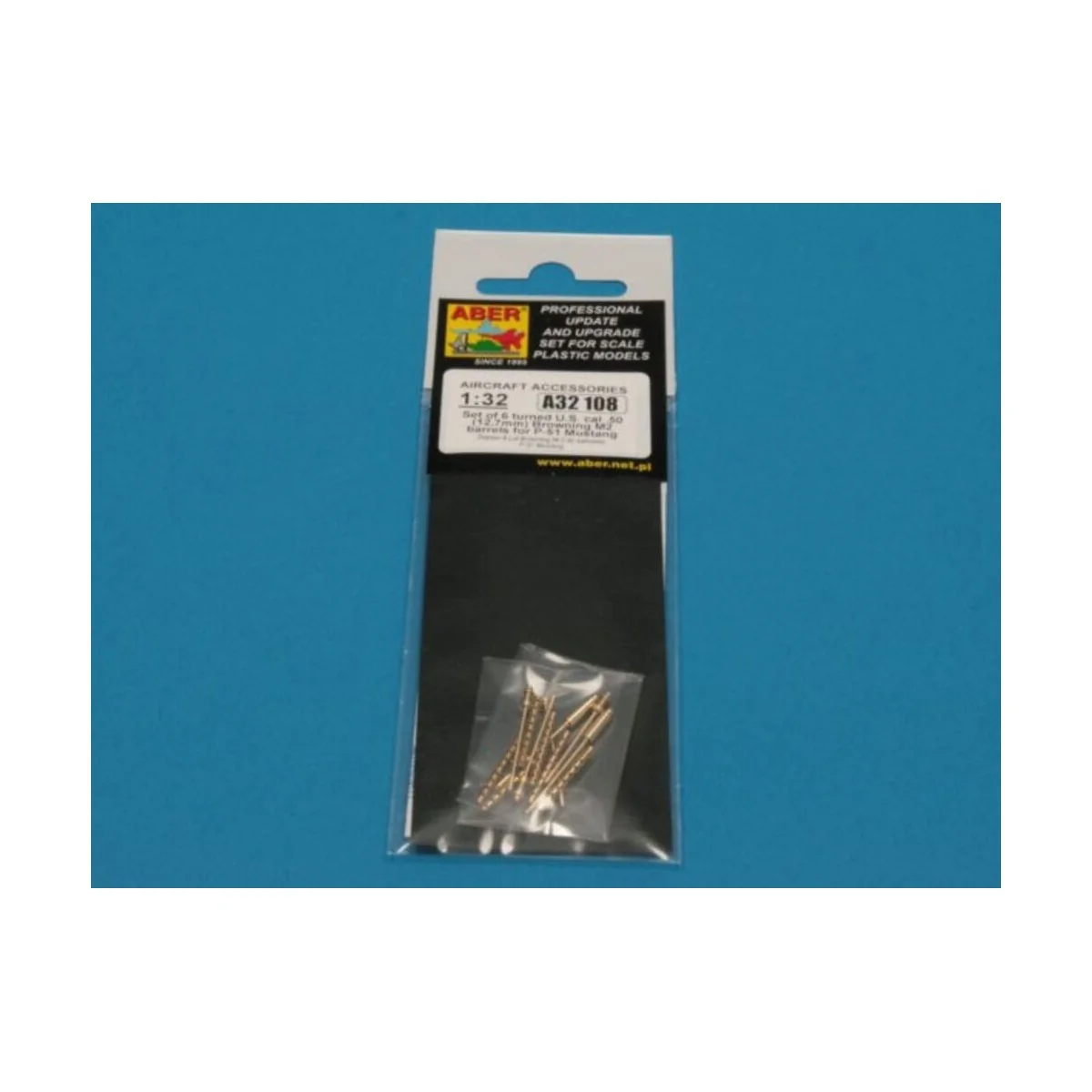 6 barrels for P-51 Mustang, 1/32 - Aber Models A32 108