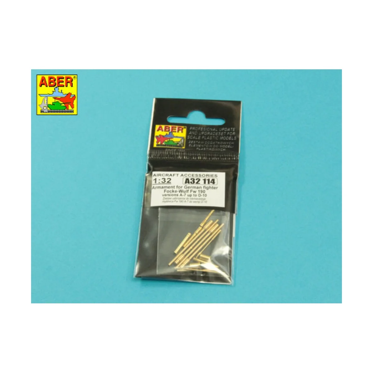 Armament for German fighter Fw-190 A7-D10, 1/32 - Aber Models A32 114