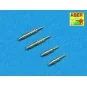 4 barrels tips for MG 17, 1/48 - Aber Models A48 003