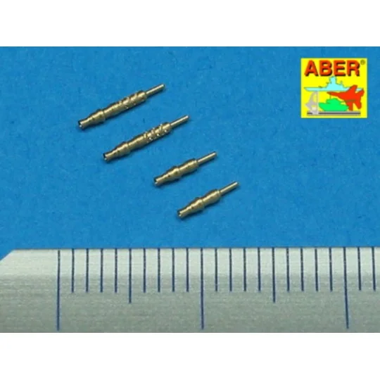 4 barrels tips for MG 17, 1/48 - Aber Models A48 003
