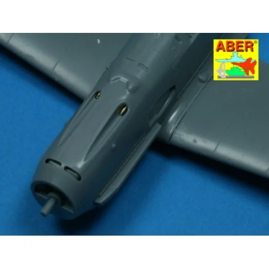 4 barrels tips for MG 17, 1/48 - Aber Models A48 003