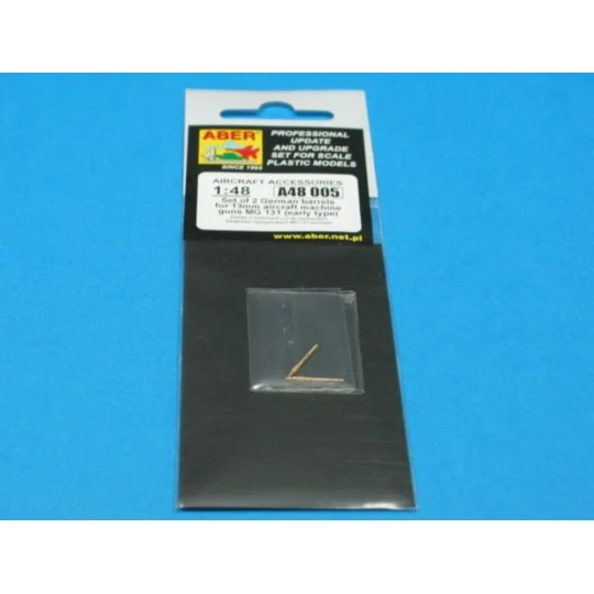 2 barrels for MG 131 -early, 1/48 - Aber Models A48 005