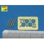 4 barrels for MG FF, 1/48 - Aber Models A48 008