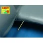 4 barrels for MG 151/20, 1/48 - Aber Models A48 007
