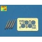 4 barrels for MG FF, 1/48 - Aber Models A48 008