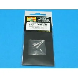 2 barrels for Hispano 20mm for Spitfire, 1/48 - Aber Models A48 022 2