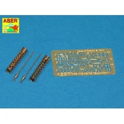 Set of two barrels for lMG 08/15 Spandau, 1/48 - Aber Models A48 040 2