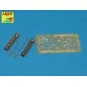 Set of two barrels for lMG 08/15 Spandau, 1/48 - Aber Models A48 040