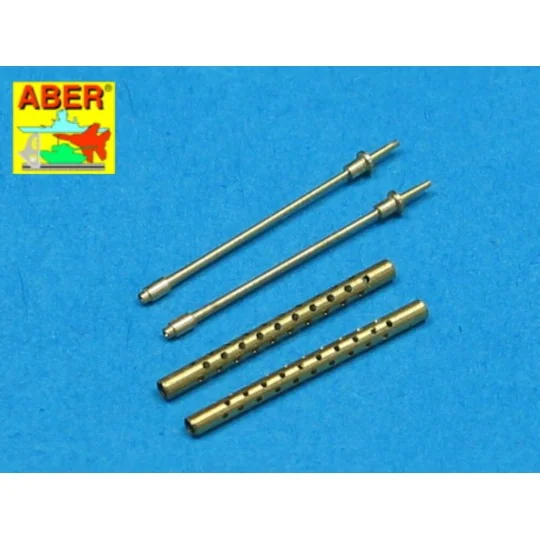 2 standard barrels for aircraft Browning M2, 1/48 - Aber Models A48...