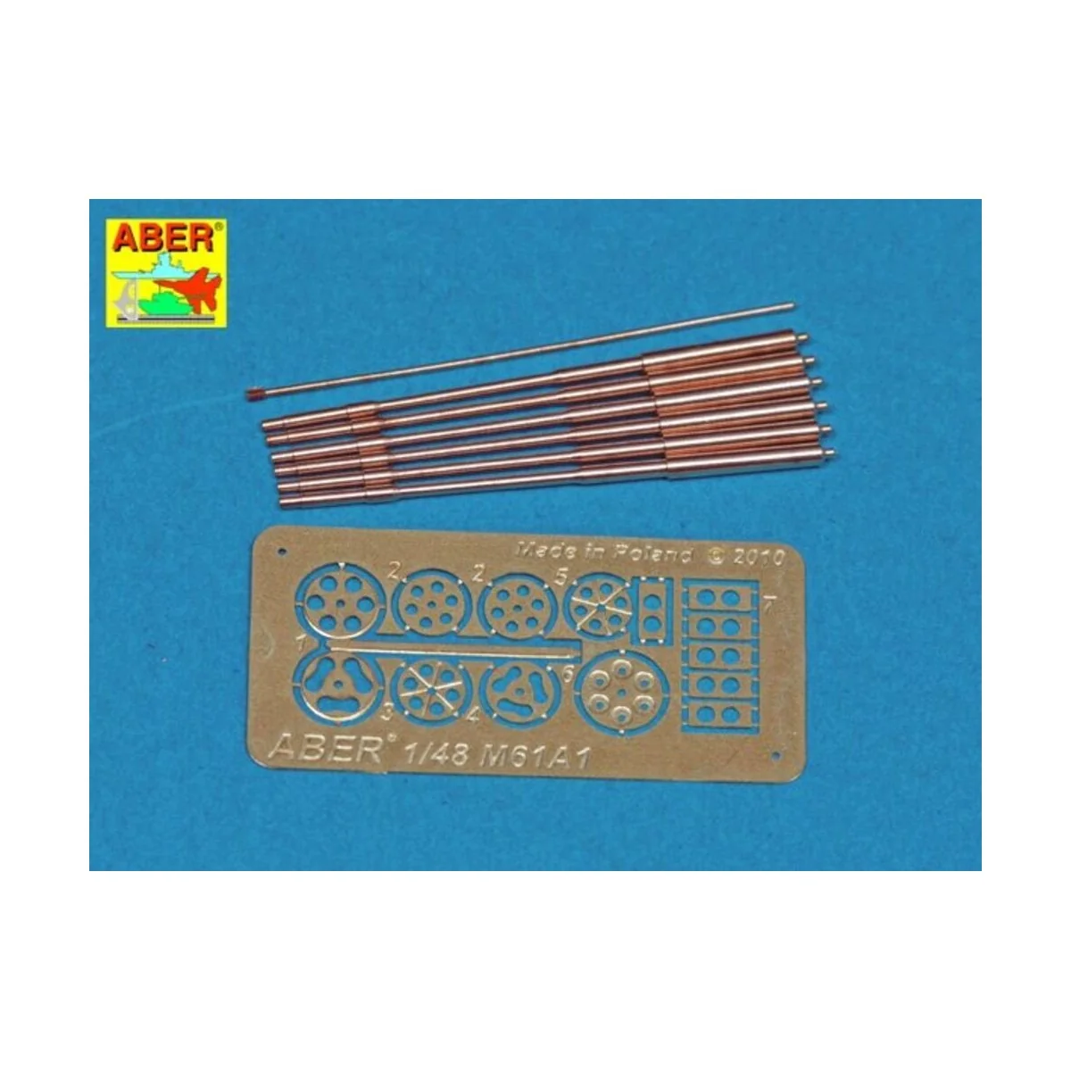 Barrels for M61A1, 1/48 - Aber Models A48 050