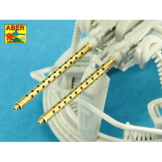 2 standard barrels for aircraft Browning M2, 1/48 - Aber Models A48...