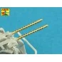 2 standard barrels for aircraft Browning M2, 1/48 - Aber Models A48...