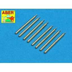8 Browning M2 barrels for P-47 Thunderbolt, 1/48 - Aber Models A48 109 2