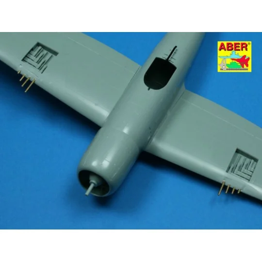 8 Browning M2 barrels for P-47 Thunderbolt, 1/48 - Aber Models A48 109