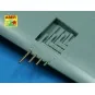 8 Browning M2 barrels for P-47 Thunderbolt, 1/48 - Aber Models A48 109