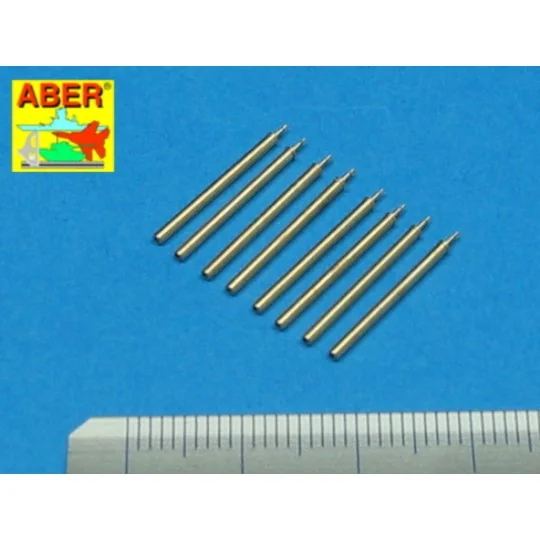 8 Browning M2 barrels for P-47 Thunderbolt, 1/48 - Aber Models A48 109