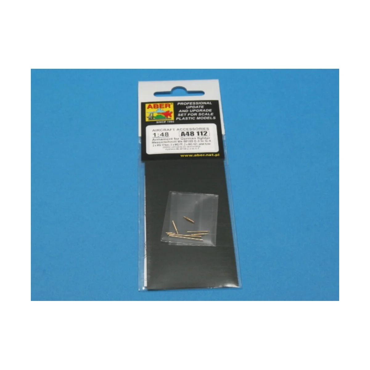 Armament for Me 109E-3 to G-4, 1/48 - Aber Models A48 112
