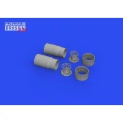 F-4B exhaust nozzles PRINT for TAMIYA, 1/48 - Eduard Accessories 64...