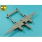 Armament for U.S. fighter Lockheed P-38 F/G Lighting: 1 x 20mm & 4x...