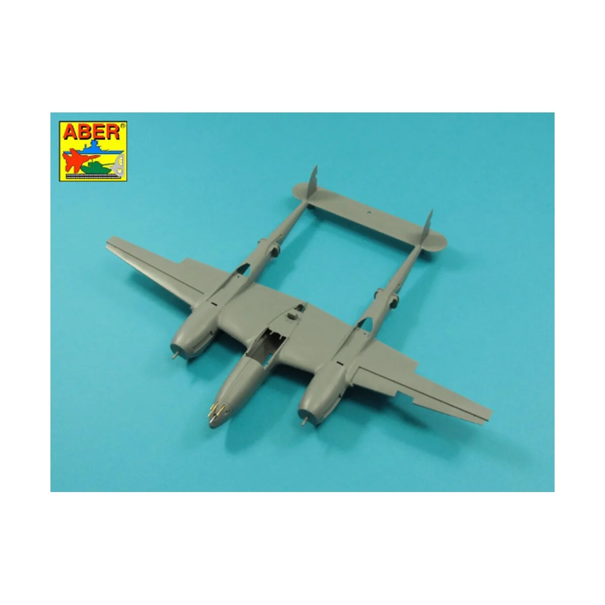 Armament for U.S. fighter Lockheed P-38 F/G Lighting: 1 x 20mm & 4x...