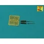 Set of two barrels for lMG 08/15 Spandau, 1/72 - Aber Models A72 001