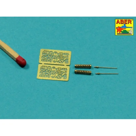 Set of two barrels for lMG 08/15 Spandau, 1/72 - Aber Models A72 001