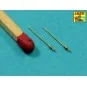 Set of two barrels for lMG 08/15 Spandau, 1/72 - Aber Models A72 001