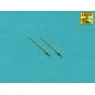 Set of two barrels for lMG 08/15 Spandau, 1/72 - Aber Models A72 001