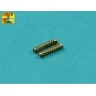 Set of two barrels for lMG 08/15 Spandau, 1/72 - Aber Models A72 001