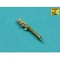 Set of two barrels for lMG 08/15 Spandau, 1/72 - Aber Models A72 001