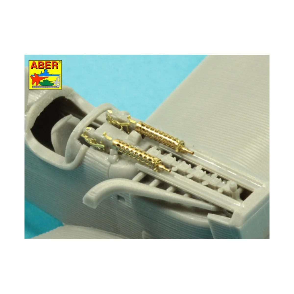 Set of two barrels for lMG 08/15 Spandau, 1/72 - Aber Models A72 001