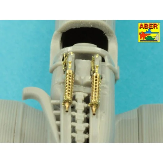 Set of two barrels for lMG 08/15 Spandau, 1/72 - Aber Models A72 001