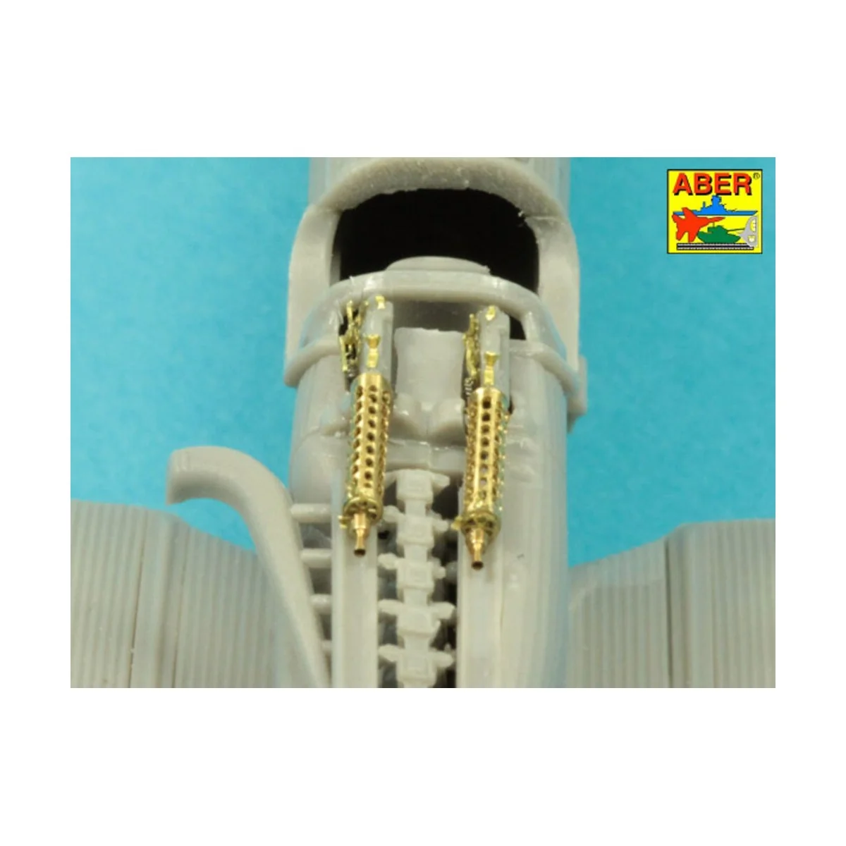 Set of two barrels for lMG 08/15 Spandau, 1/72 - Aber Models A72 001