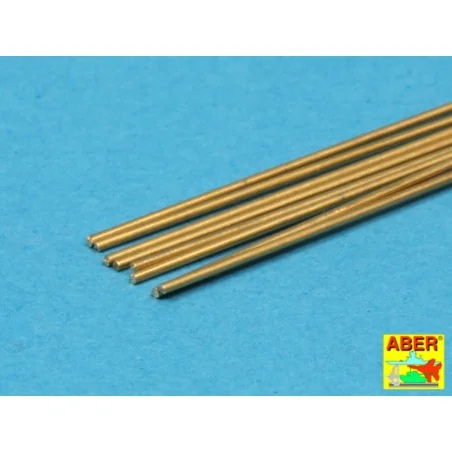 Brass round rods 0, 6mm - Aber Models BR 06