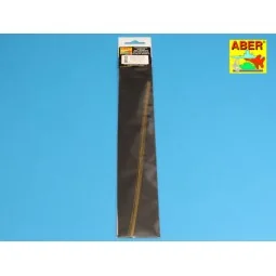 Brass round rods 0, 5mm lenght 250mm x 8 pcs. - Aber Models BR 05 2
