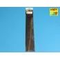 Brass round rods 0, 5mm lenght 250mm x 8 pcs. - Aber Models BR 05